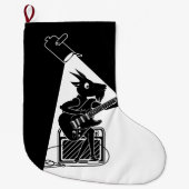 Goat Guitarist Großer Weihnachtsstrumpf (Vorderseite)