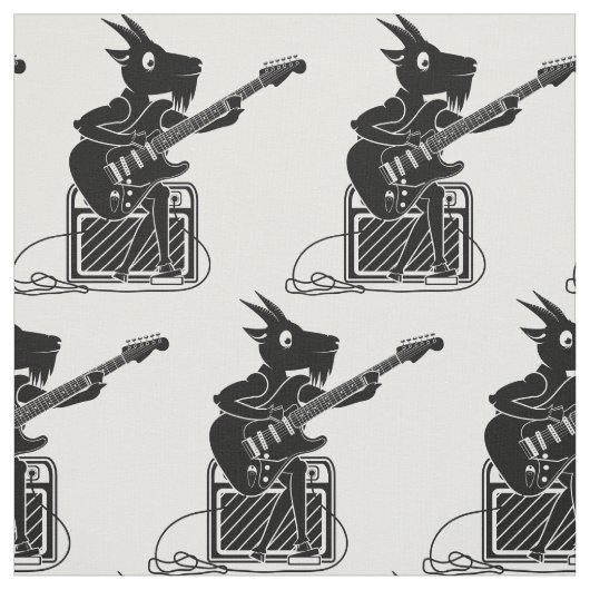 Goat Guitarist Stoff (Muster)