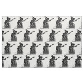 Goat Guitarist Stoff (Fat Quarter (45,7 x 55,9 cm))