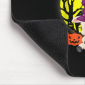 Goat Halloween Pumpkin Funny Halloween Kostüm Mousepad (Ecke)