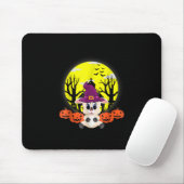 Goat Halloween Pumpkin Funny Halloween Kostüm Mousepad (Mit Mouse)