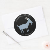 GOAT Handmade Geschenksoaps Loaps Käse CUSTOM Runder Aufkleber (Umschlag)
