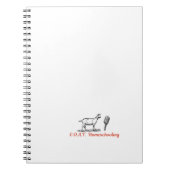 GOAT Homeschining Logo-Notebook Notizblock (Vorderseite)