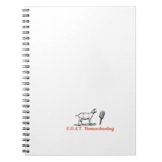GOAT Homeschining Logo-Notebook Notizblock
