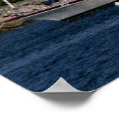 Goat Island Lighthouse-Newport, Rhode Island Poster (Ecke)