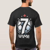 GOAT Jersey Nr. 7 personalisiert T-Shirt (Rückseite)