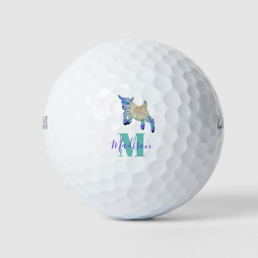 Goat Jumping Personalisiert Golfball (Vorderseite)