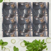 Goat Kitchen Handtuch Weihnachten (Gefaltet)