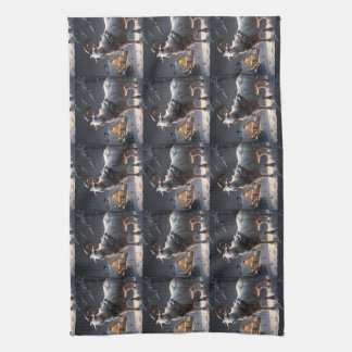 Goat Kitchen Handtuch Weihnachten