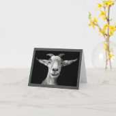 "Goat Life" - Goat Card Karte (Gelbe Blume)
