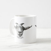 Goat Life Kaffeetasse (Vorderseite Links)