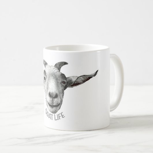 Goat Life - Option 2 Kaffeetasse (VorderseiteRechts)