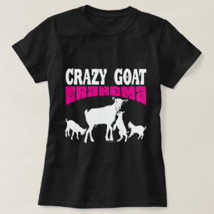 GOAT Lover   Crazy Goat Grandma Pink GYG T-Shirt
