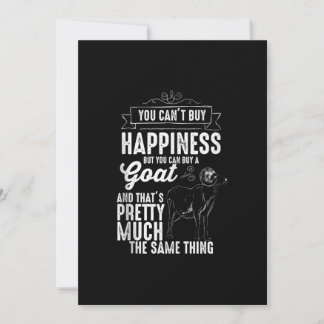 Goat Lover Goat Geschenk Einladung