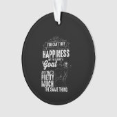 Goat Lover Goat Gift Ornament (Vorderseite)