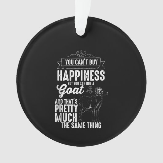 Goat Lover Goat Gift Ornament (Vorderseite)