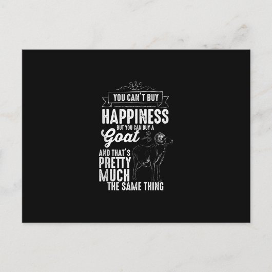 Goat Lover Goat Gift Postkarte (Vorderseite)