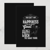 Goat Lover Goat Gift Save The Date (Vorne/Hinten)