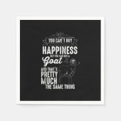 Goat Lover Goat Gift Serviette (Vorderseite)