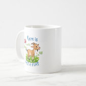 GOAT Lover | Nur eine Ziege GetYerGoat™ Kaffeetasse (Vorderseite Links)