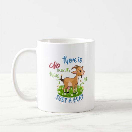 GOAT Lover | Nur eine Ziege GetYerGoat™ Kaffeetasse (Links)