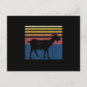 Goat Lover spendet Vintage Retro Funny Bauer Farm Postkarte