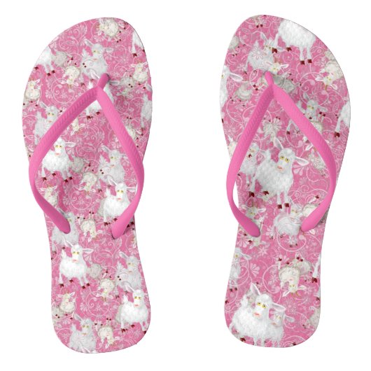 GOAT Lover | Zu viele Ziegen GetYerGoat™ Badesandalen (Fußbett)