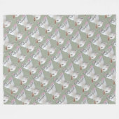 GOAT Meme | Ich friere einfach LIEBE Babyziegen gu Fleecedecke (Vorderseite (Horizontal))