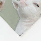 GOAT Meme | Ich friere einfach LIEBE Babyziegen gu Fleecedecke (Ecke)