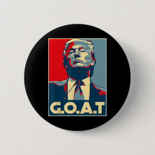Goat Middle Finger Election 2024 Republikanisches  Button