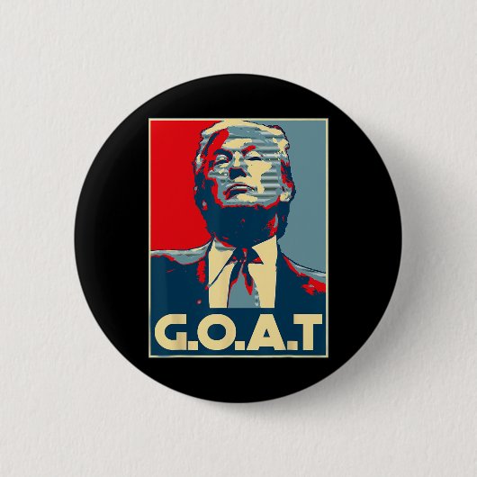 Goat Middle Finger Election 2024 Republikanisches  Button (Vorderseite)