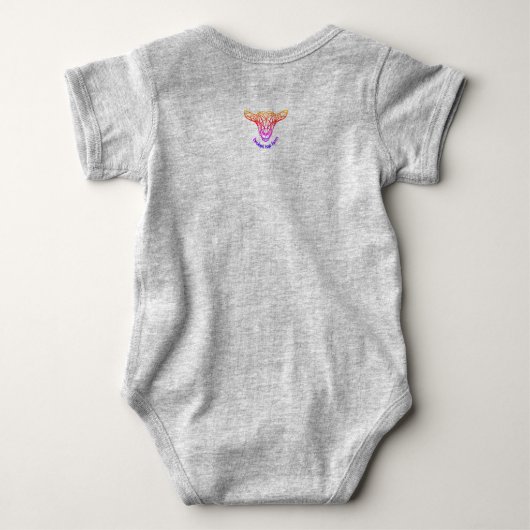 Goat Milk Onsie Baby Bodysuit Baby Strampler (Rückseite)