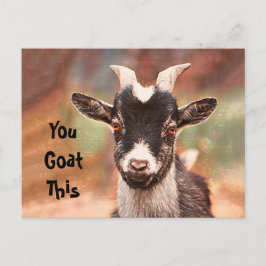 Goat Niedlich Funny You Gown this Postkarte