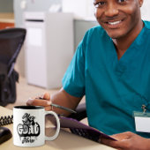 GOAT Nurse Graffiti Style Zweifarbige Tasse