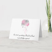 Goat Princess Happy Birthday Card Karte (Rückseite)