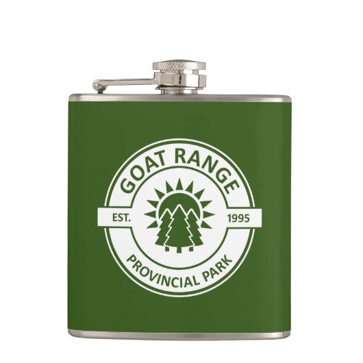 Goat Range Provincial Park Flachmann (Vorderseite)