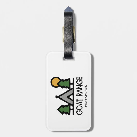 Goat Range Provincial Park Gepäckanhänger (Rückseite vertikal)