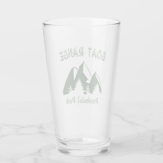 Goat Range Provincial Park Glas (Rückseite)