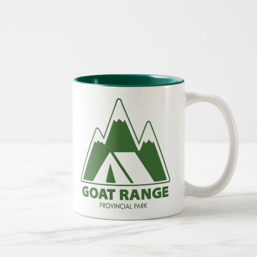 Goat Range Provincial Park Mountains Camping Zweifarbige Tasse (Rechts)