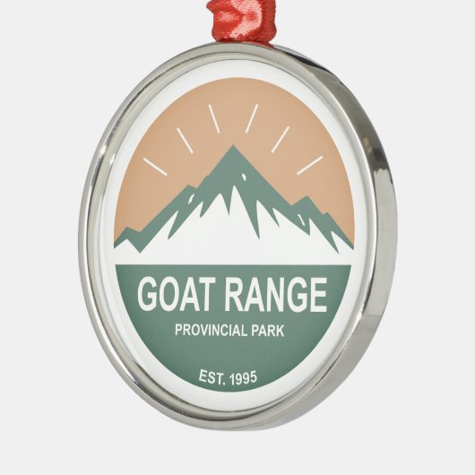 Goat Range Provincial Park Ornament Aus Metall (Links)