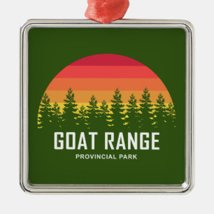 Goat Range Provincial Park Ornament Aus Metall