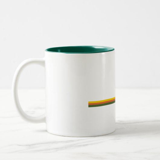 Goat Range Provincial Park Pine Trees Zweifarbige Tasse (Links)