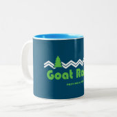 Goat Range Provincial Park Retro Zweifarbige Tasse (Vorderseite Links)