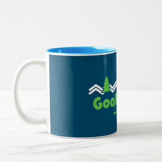 Goat Range Provincial Park Retro Zweifarbige Tasse (Links)