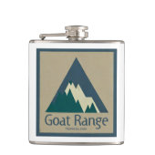Goat Range Provincial Park Rustic Flachmann (Vorderseite)