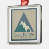 Goat Range Provincial Park Rustic Ornament Aus Metall (Links)