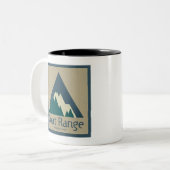Goat Range Provincial Park Rustic Zweifarbige Tasse (Vorderseite Links)