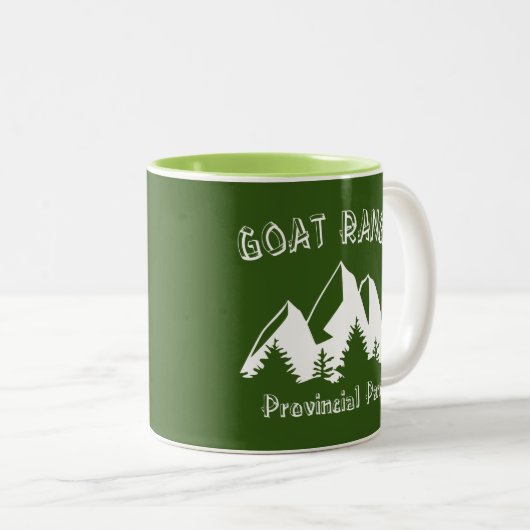 Goat Range Provincial Park Zweifarbige Tasse (VorderseiteRechts)