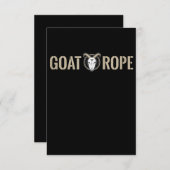 Goat Rope Decoration Goat Gift Begleitkarte (Vorne/Hinten)