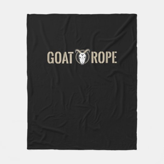 Goat Rope Decoration Goat Gift Fleecedecke (Vorderseite)